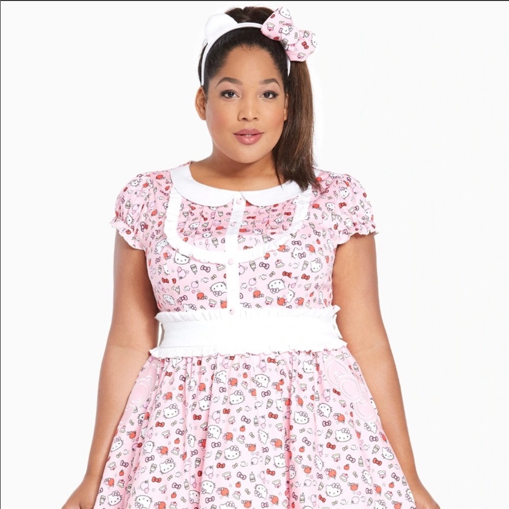 Torrid hello kitty dress and headband